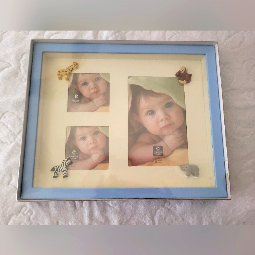 Baby boy picture frame. Brand new in box
